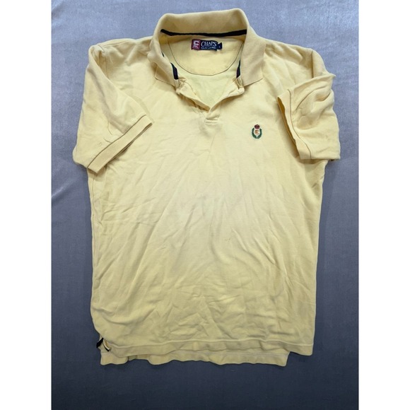 Chaps Other - Chaps Ralph Lauren Yellow Polo Shirt Logo Size Large